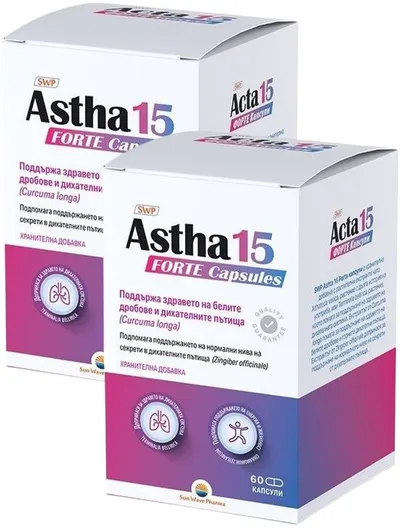 Astha 15 Forte, 2 x 60 capsule, Sun Wave Pharma