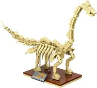 Set de constructie Fossil Building Blocks Dino Museum Brachiosaurus