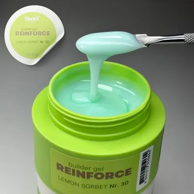 Reinforce Builder Gel Lemon Sorbet 30/50g Macks - REBGLS-50