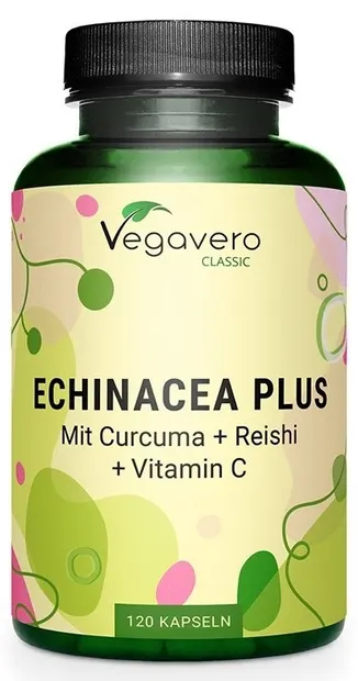 Echinacea Plus, 120 capsule, Vegavero
