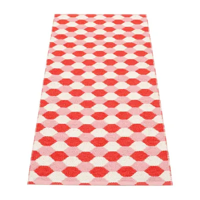 Covor tip traversă pentru interior și exterior roșu 70x160 cm Dana Coral – Pappelina