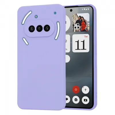 Husa pentru Nothing Phone (3a), Techsuit, SoftFlex, Mov Deschis
