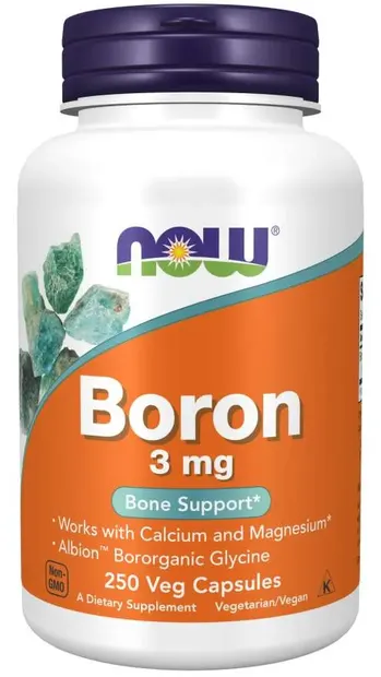 Boron, 3 mg, 250 capsule, Now