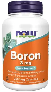 Boron, 3 mg, 250 capsule, Now