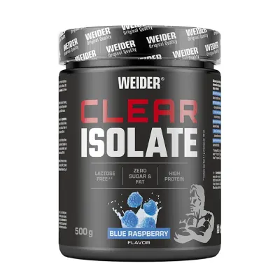 Băutură proteică, Weider, Clear Isolate, 500g, Blue Raspberry
