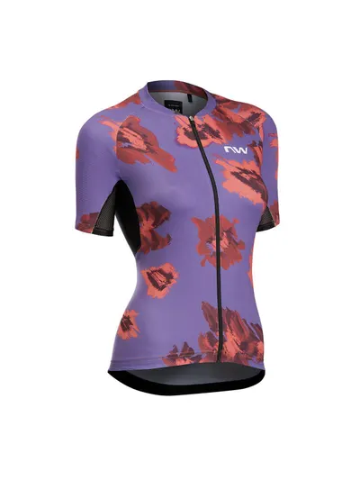 Tricou ciclism maneca scurta - Force EVO Woman Jersey Short Sleeve - Dark Purpl…