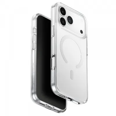 Husa MagSafe pentru Apple iPhone 17 Pro Max, UNIQ, Clario MagClick, Transparenta