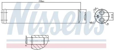 Uscator Aer Conditionat Potrivit Mercedes Sprinter 3,5-T (b906), Sprinter 3,5-T (b907, B910), Sprinter 3-T (b906), Sprinter 3-T (b910, B907), Sprinter 4,6-T (b906), Sprinter 4-T (b907 1.8-3.0d 06.06