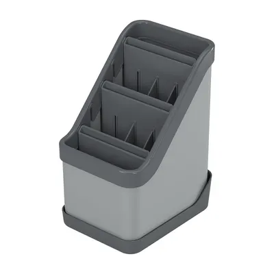 Suport pentru tacâmuri Metaltex Keep-Tex, negru