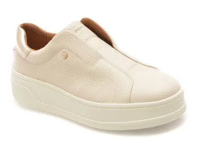 Pantofi sport GEOX bej, D65WVE, din piele naturala