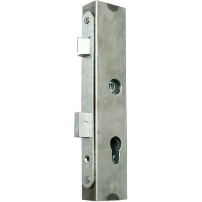 Carcasa metalica si broasca incastrabila pentru profil de 30x50 mm, dreapta/stanga, galvanizat