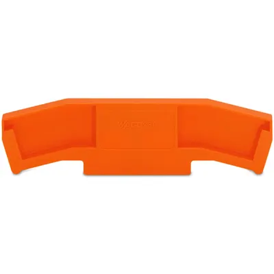 End and intermediate plate; 5 mm thick; orange