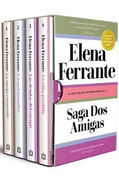Estuche Saga DOS Amigas (La Amiga Estupenda / Un Mal Nombre / Las Deudas del Cuerpo / La Niña Perdida) / Neapolitan Novels Saga. Boxed Set