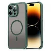 Husa MagSafe pentru Apple iPhone 14 Pro Max, Techsuit, HaloFrost II, Verde