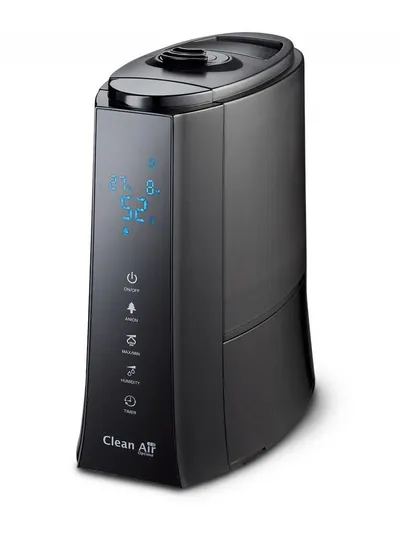 Resigilat! Umidificator si purificator Clean Air Optima CA603new, Difuzor aroma, Ionizare, Display, Timer, Rata umidificare 300