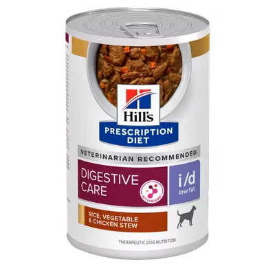 Hill's Prescription Diet Canine I/D Low Fat Chicken and Vegetable Stew, 354 g