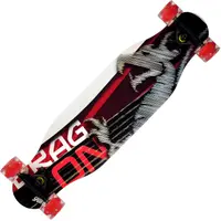 Longboard Dragon, roti luminoase, ABEC-7, PU, Aluminiu, 100 kg, 80 x 20 cm
