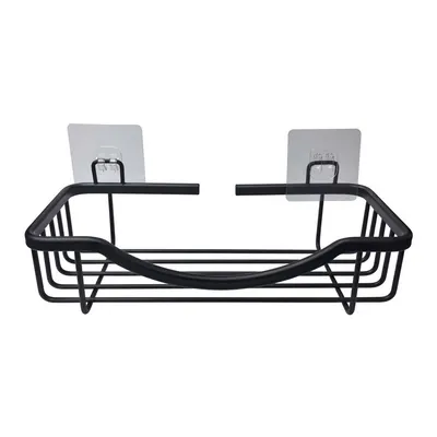 Raft pentru baie negru mat autoadeziv din aluminiu Filaire Aluminium – douceur d'intérieur