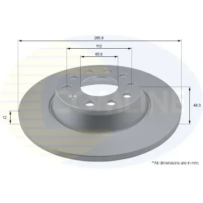 Disc frana COMLINE ADC1467