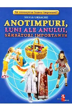 Anotimpuri, luni ale anului, sarbatori importante - Cartonase