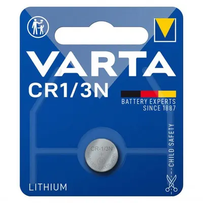 Baterie litiu 3V CR1/3N 170mAh, Varta