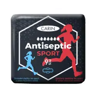 Absorbante Carin Antiseptic Sport, Fide | 9 buc