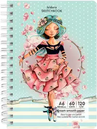 Caietul de schite Drasca Having a Lovely Time - Isadora, 60 de coli, A6