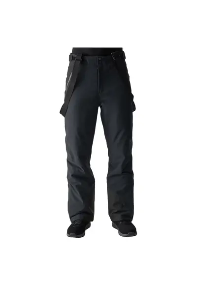 Pantaloni pentru schi 4FWAW24TFTRM0775 - impermeabili - cu bretele detasabile - poliester - negru
