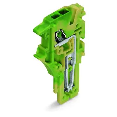 End module for 1-conductor female connector; 1.5 mm²; 1-pole; 1,50 mm²; green-yellow