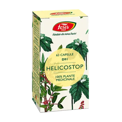 Helicostop, 63 capsule, Fares