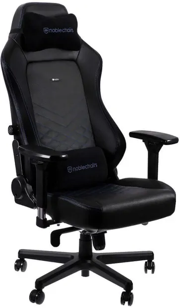 Scaun gaming noblechairs - HERO, negru/albastru
