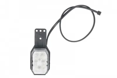Lumina clarificare dreapta; FLEXIPOINT, rosu alb, LED, inaltime 65mm; latime 44mm; adancime 28mm, in relief, lungime cablu 500mm, cu cuier, 12V (FLEXIPOINT)