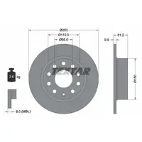 Disc frana TEXTAR 92120903