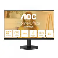 Monitor Consumer AOC U27B3AF, 27", 3840 x 2160 pixeli, Black, 3 ani Garantie