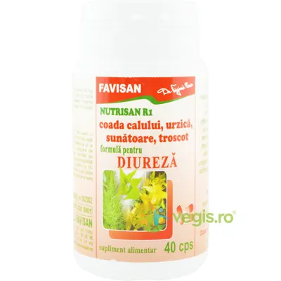 Nutrisan R1 Coada Calului, Urzica, Sunatoare si Troscot 40cps