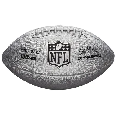 Ballon de Football Américain Wilson NFL The Duke Replica Silver