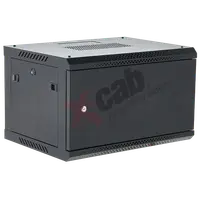 Cabinet metalic de perete 19', tip rack wallmount, 12U 600x600 mm, Xcab M Negru