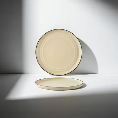 Farfurie de desert Morello - Nordic, 20 cm, Beige