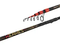Lansetă bolognese Delphin XERXES TeleFLOAT 3.9 m, 30 g, negru mat