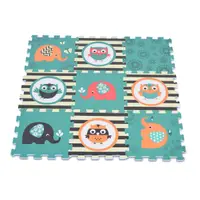Covoras puzzle moale Moni - Bufnite si elefanti