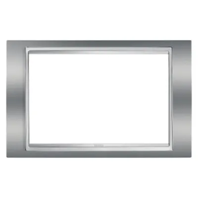 Placa ornament CProiector HORUS LUX - Standard englez - METALLISED TECHNOPOLYMER - 2 modulS - CHROME - CProiector HORUS