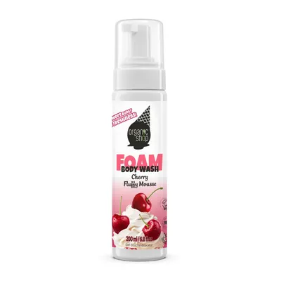 Spuma de baie Cherry Fluffy Wash, 200ml, Organic Shop