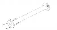 Distantier – prelungitor 330 mm pentru ranforsare panouri sprijinire, greutate 8.8 kg