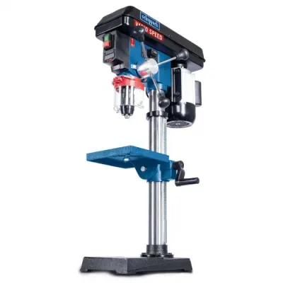 Masina de gaurit cu coloana de foraj DP19Vario Scheppach 5906820901, 550 W, O13 mm