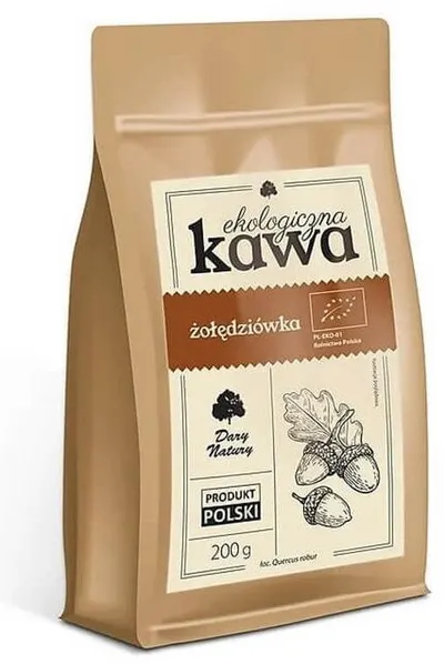 Cafea bio din ghinde și plante, fără cofeină, 200 g, Dary Natury