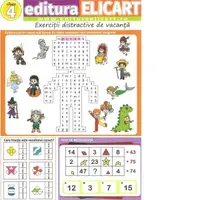 Tabla de joc Jocul vacantei - Exercitii distractive de vacanta pentru clasa a IV-a