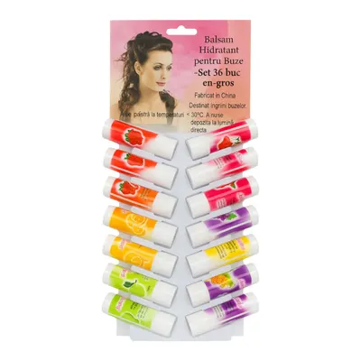 Balsam Hidratant 36/set pentru Buze