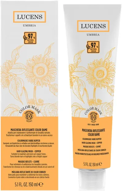Lucens Mască de colorare a părului, Rame, 150 ml