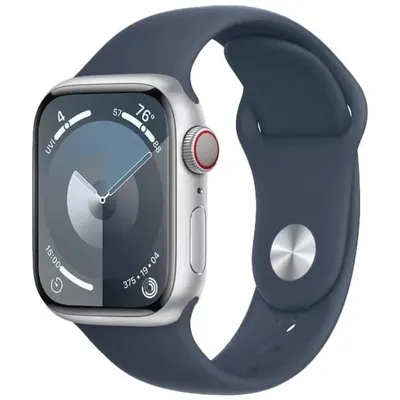 Apple Watch Series 9 2023, GPS + Cellular, Aluminium 41mm N/A Silver Excelent