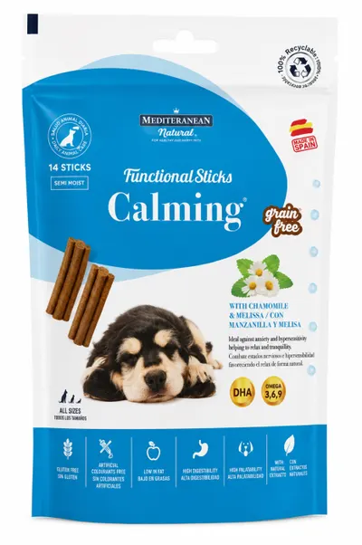 Recompense pentru caini Mediterranean Calming Grain Free 14 buc pachet